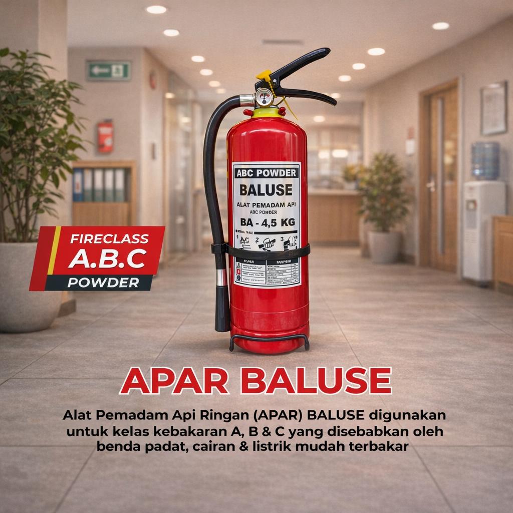 Jual APAR Baluse Berat 4.5 Kg Pemadam Api Ringan Dry Chemical Powder Tabung-1