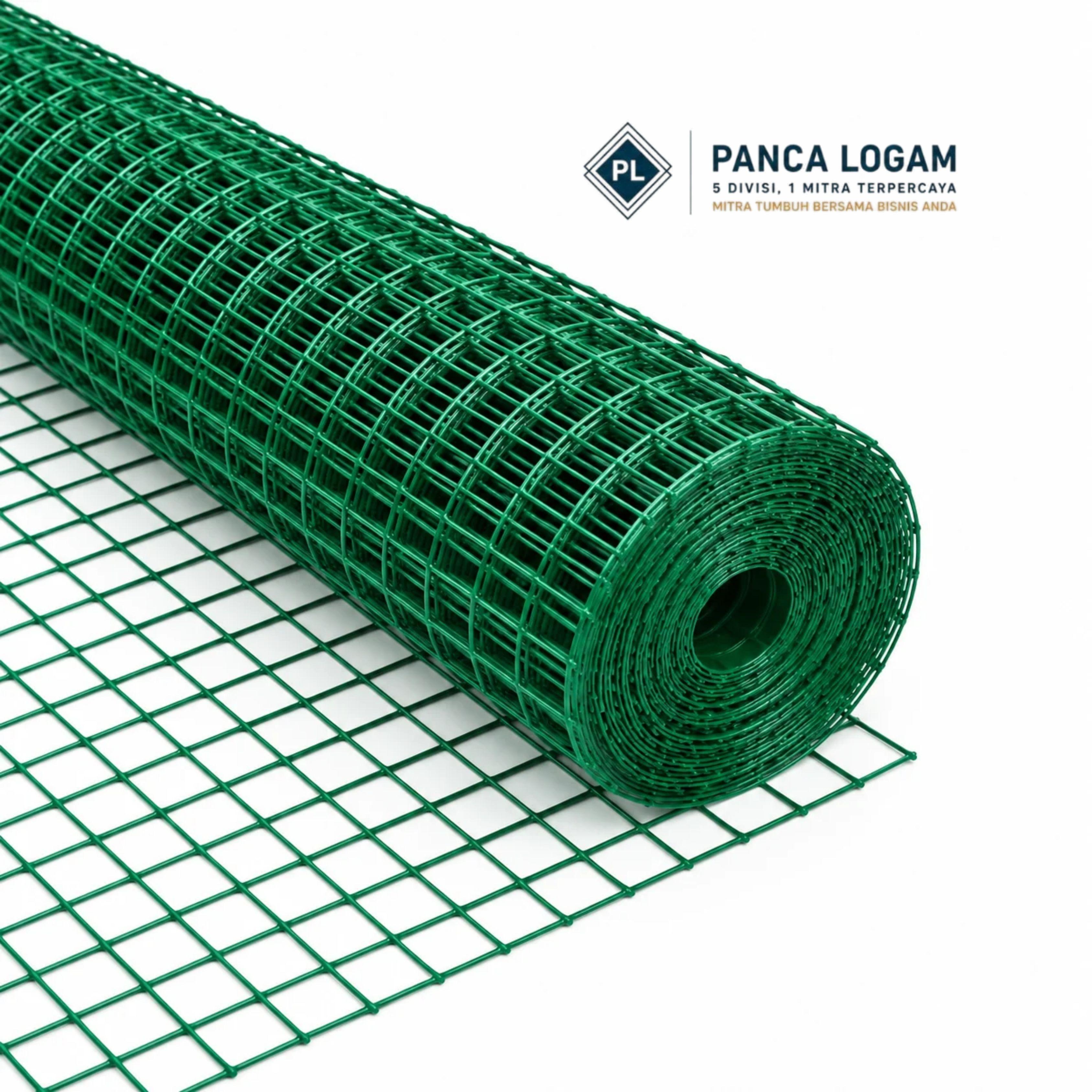 Jual Panca Logam Wire Mesh Coating PVC Hijau