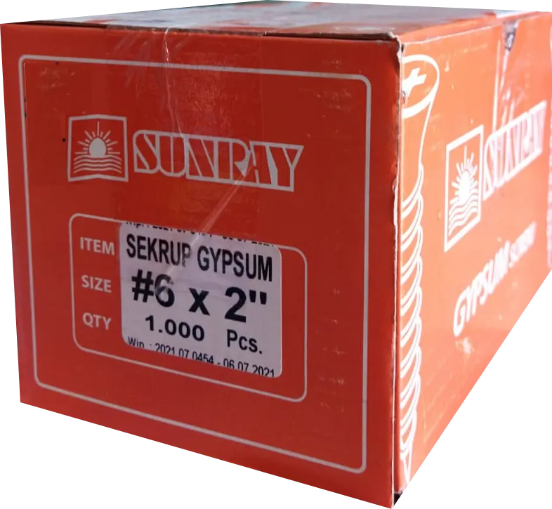 Jual Sunray Sekrup Skrup Gypsum 5cm - 6 x 2-1