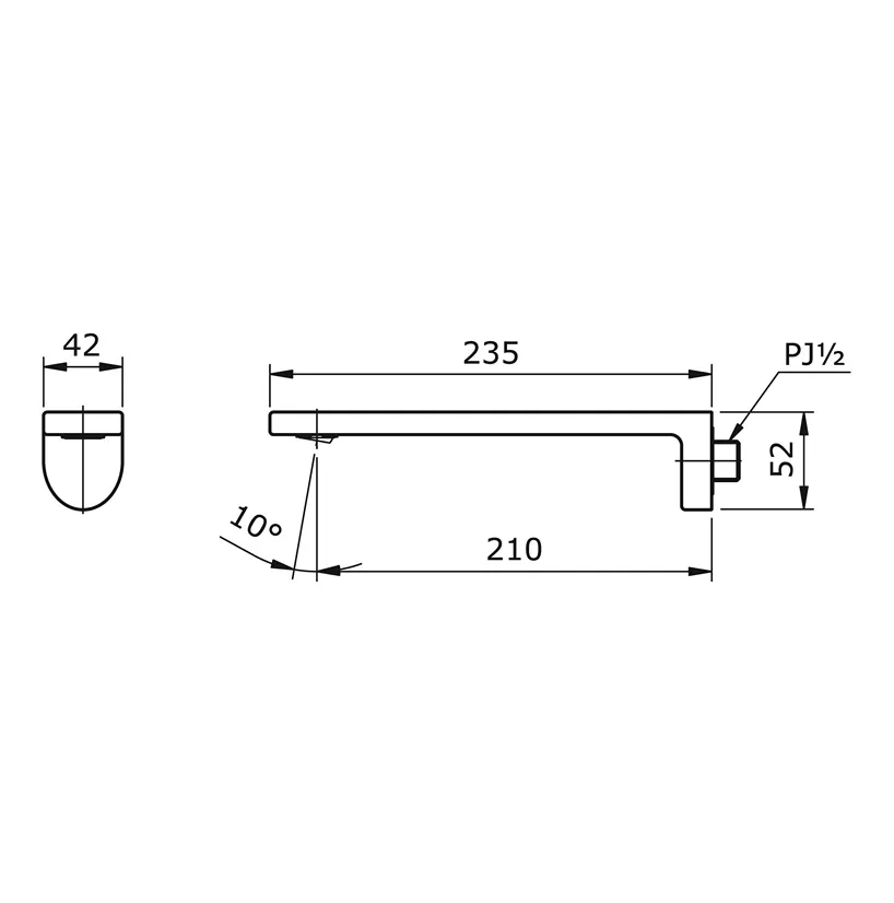 Jual Toto Bath Spout TX441SQ-2
