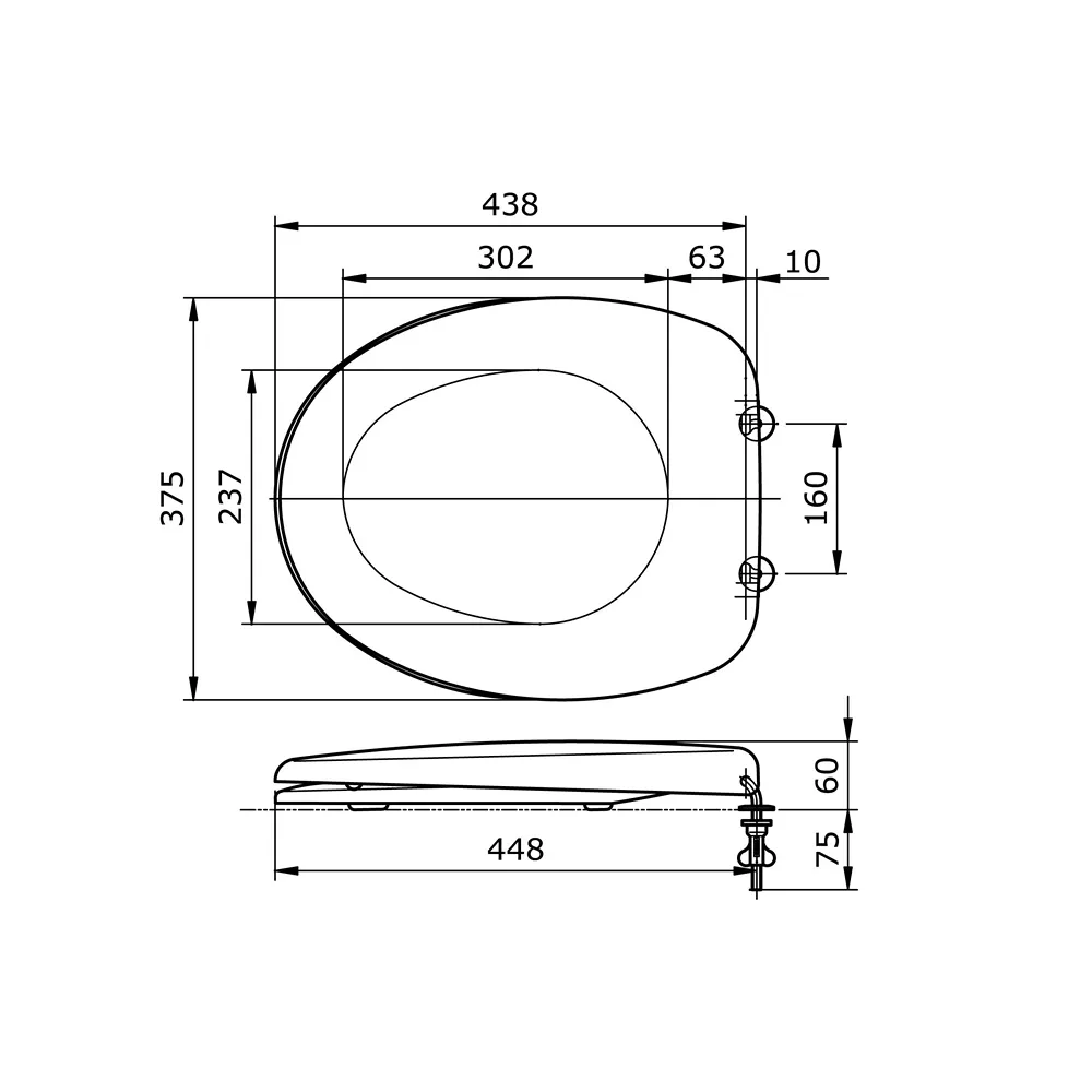 Jual Toto Duroplast Seat & Cover TC280-2