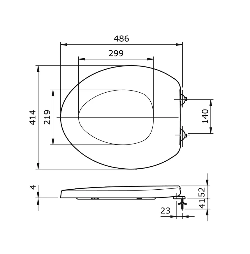 Jual Toto Duroplast Seat & Cover TC283SJ-2