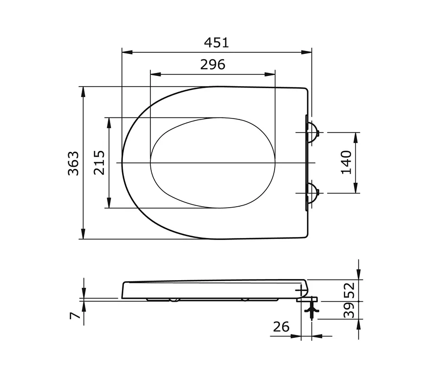 Jual Toto Duroplast Seat & Cover TC800SJ-2