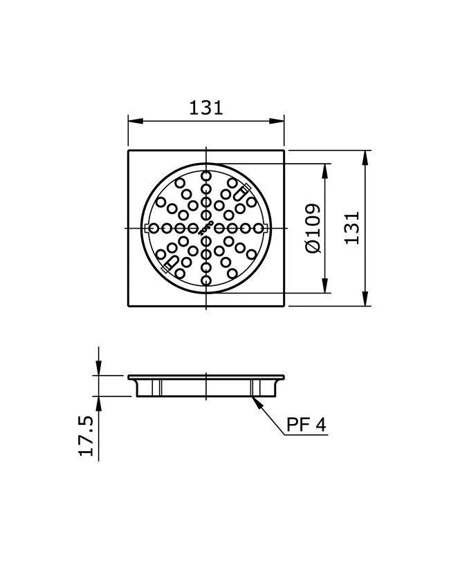Jual Toto Floor Drain TX1C-2