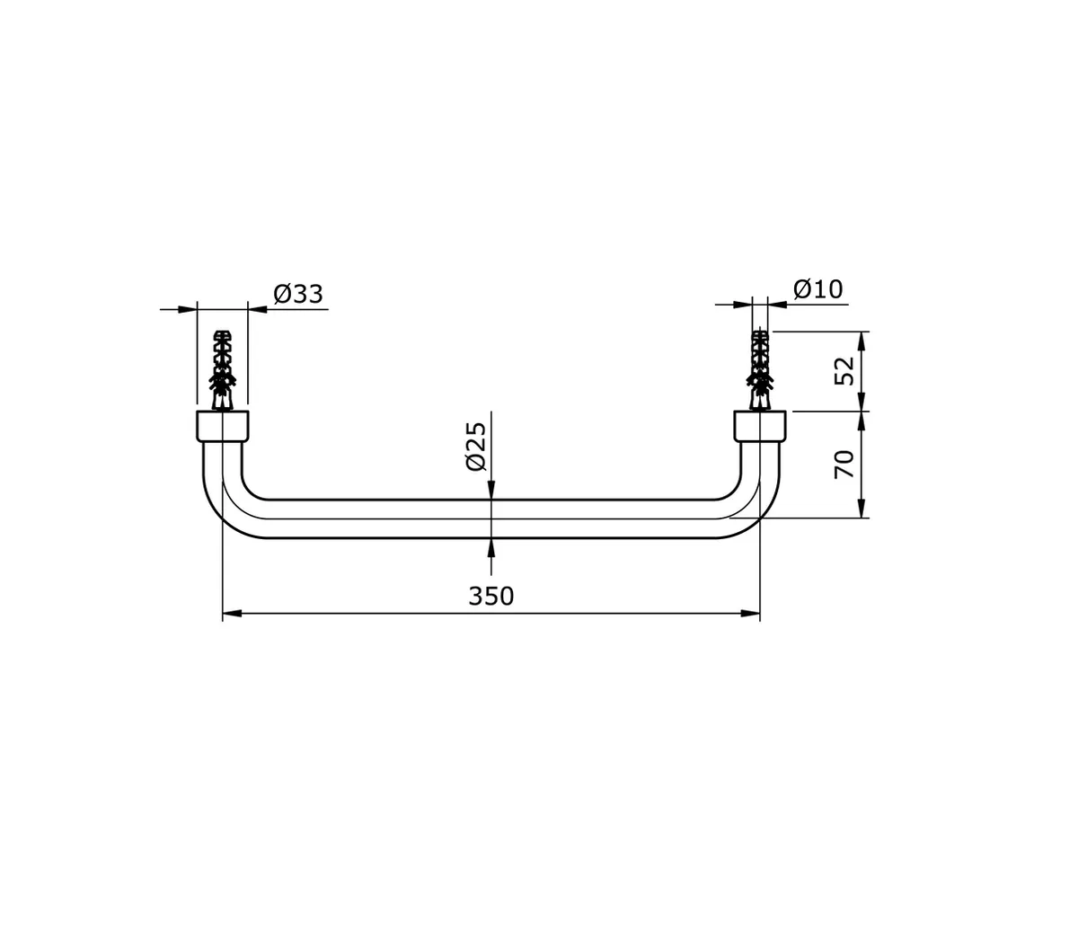 Jual Toto Grab Bar TX3A3-2