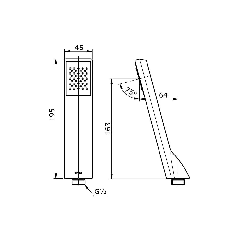 Jual Toto Hand Shower A9A247Y-2