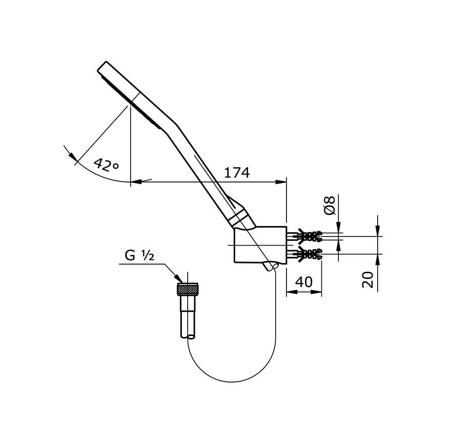 Jual Toto Hand Shower THX118SMN-2
