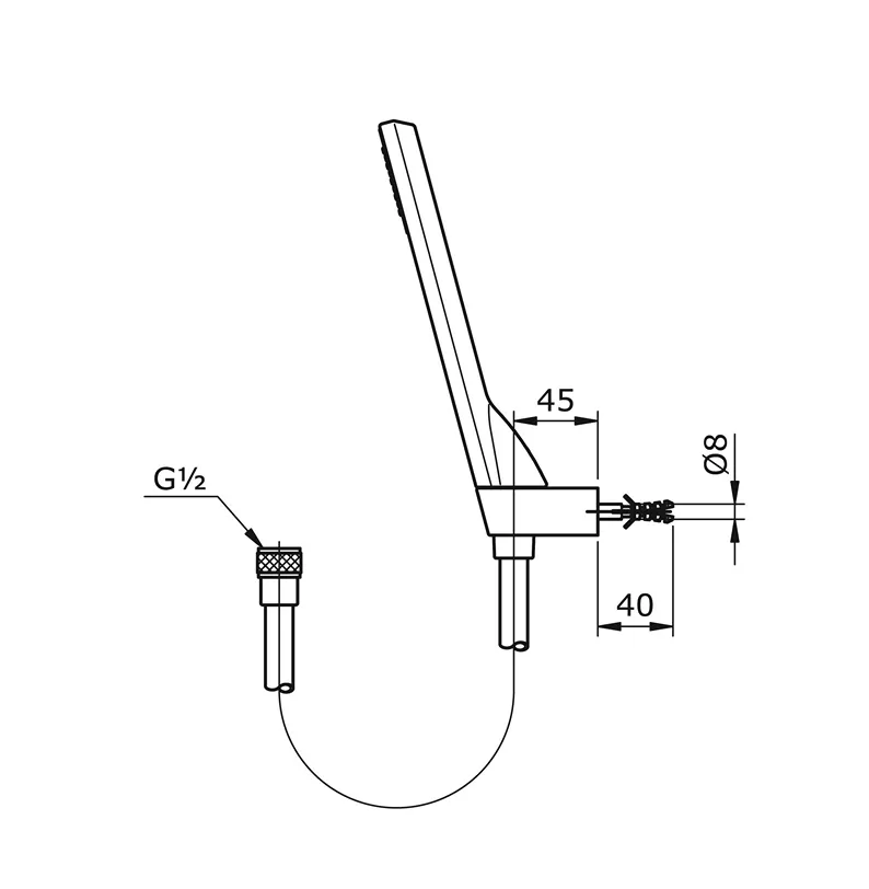 Jual Toto Hand Shower THX118SN -2
