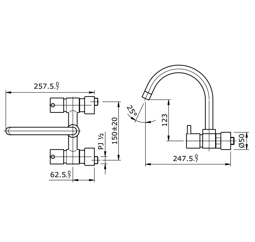 Jual Toto Kitchen Faucet TX607KESBR-2