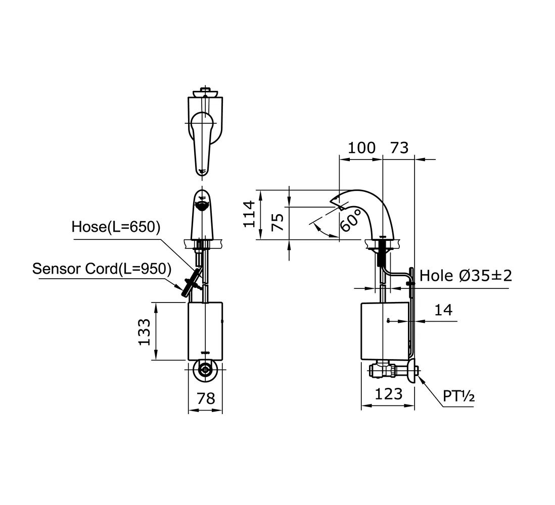 Jual Kran Wastafel TOTO TEN40ANV900/TN78-9V900 -2