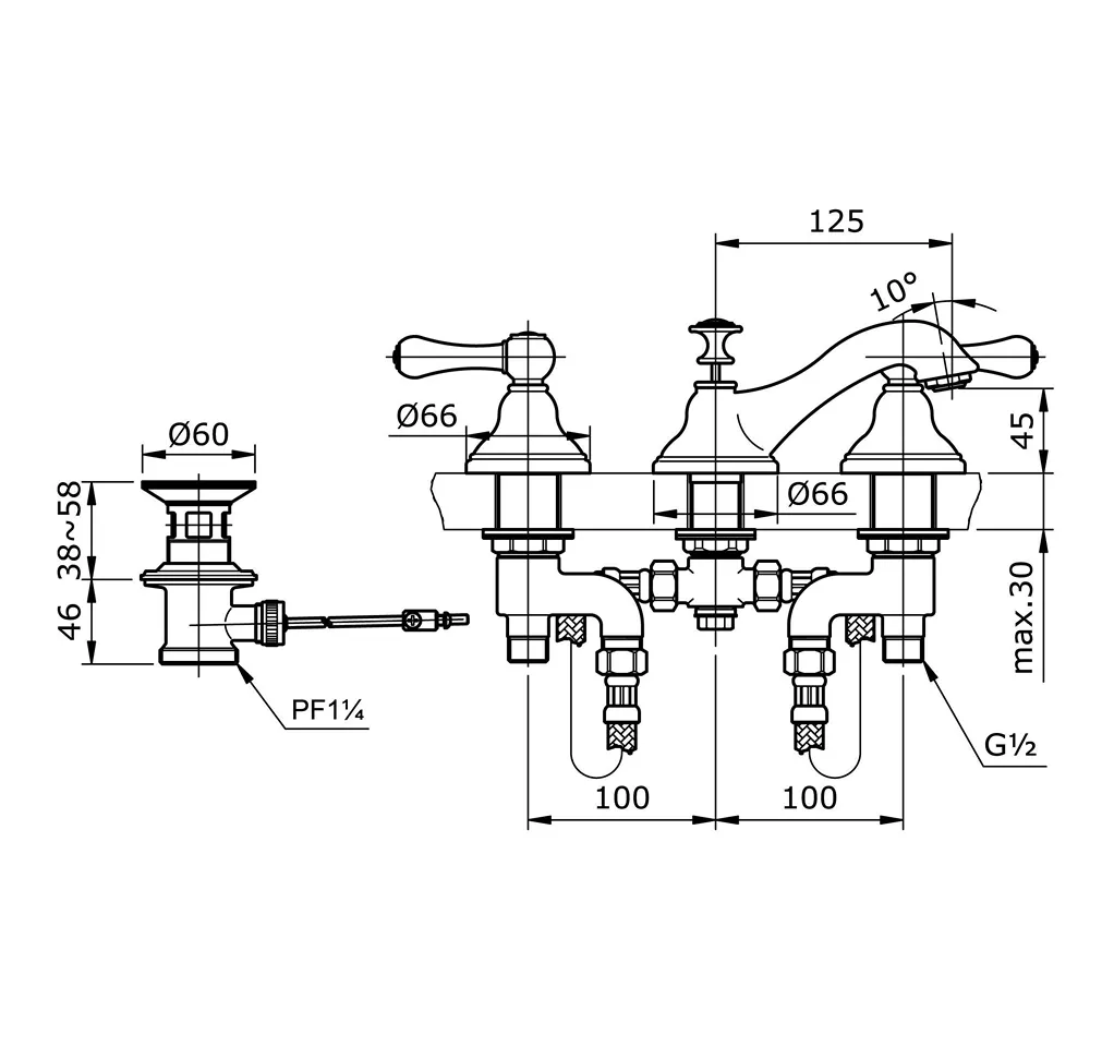 Jual Kran Wastafel TOTO TX103LCLBR -2
