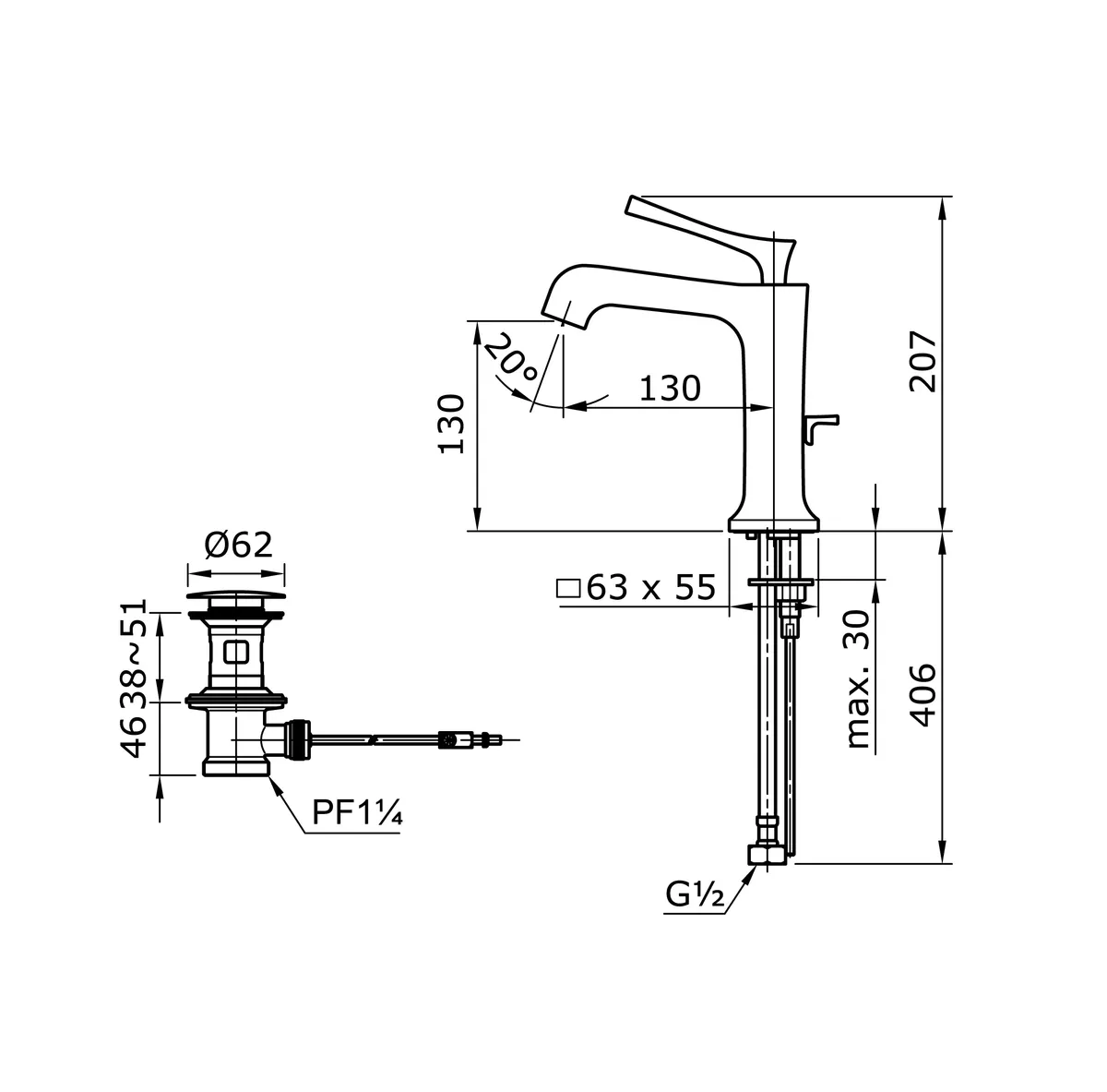 Jual Kran Wastafel TOTO TX115LW -2