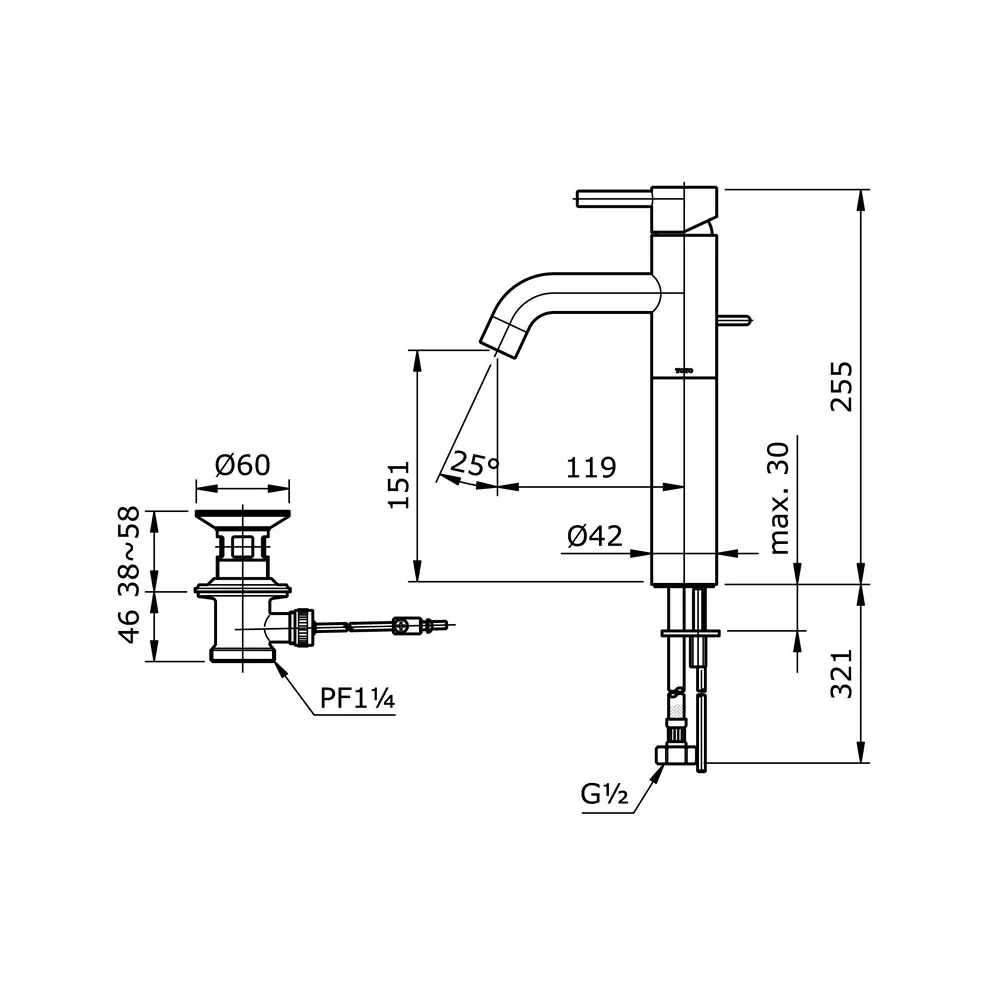 Jual Kran Wastafel TOTO TX116LESV4N -2