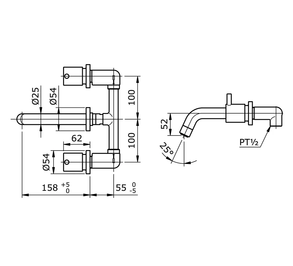 Jual Kran Wastafel TOTO TX118LESBR -2