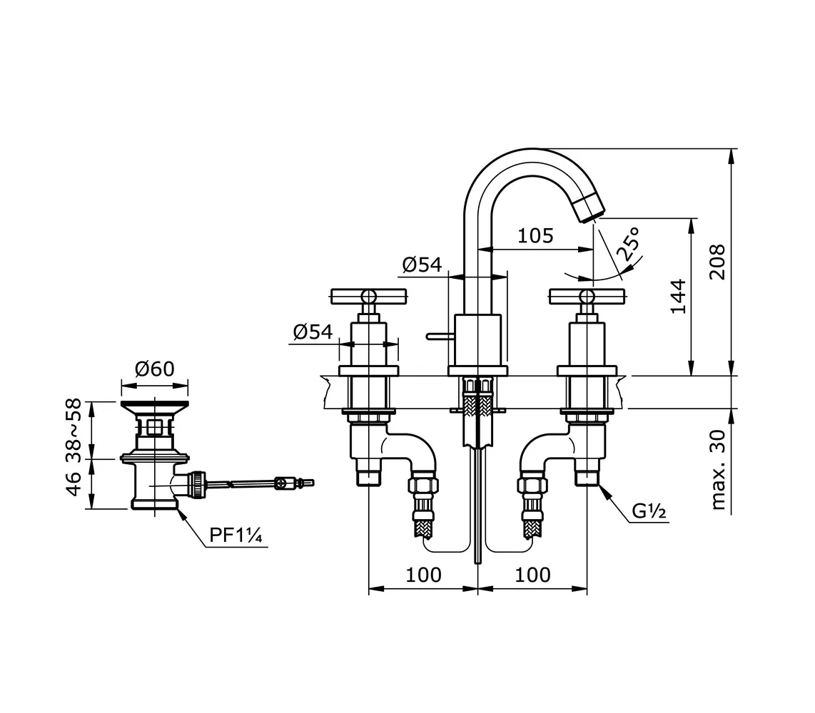 Jual Kran Wastafel TOTO TX119LECBR -2