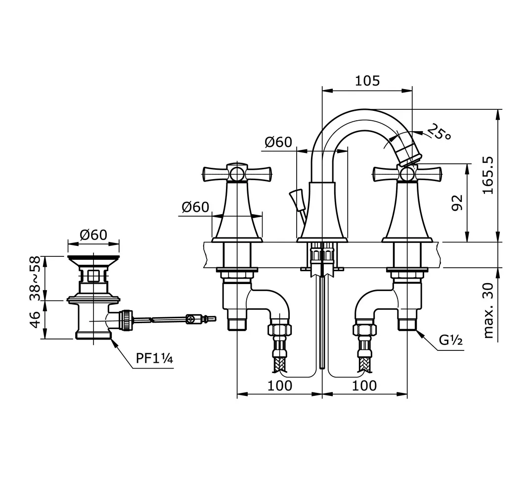 Jual Kran Wastafel TOTO TX119LGNCV1BR -2