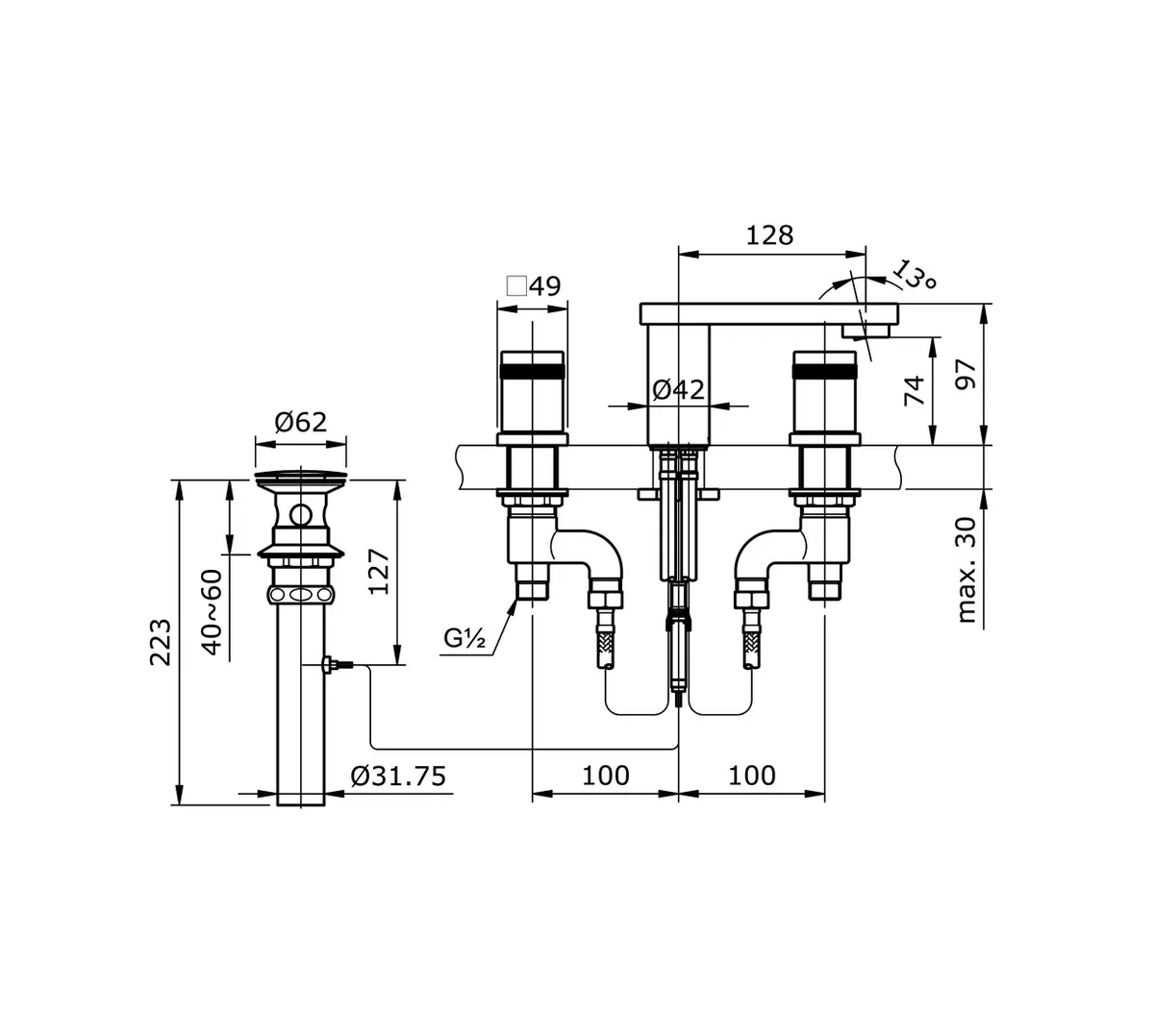 Jual Kran Wastafel TOTO TX119LMBR -2
