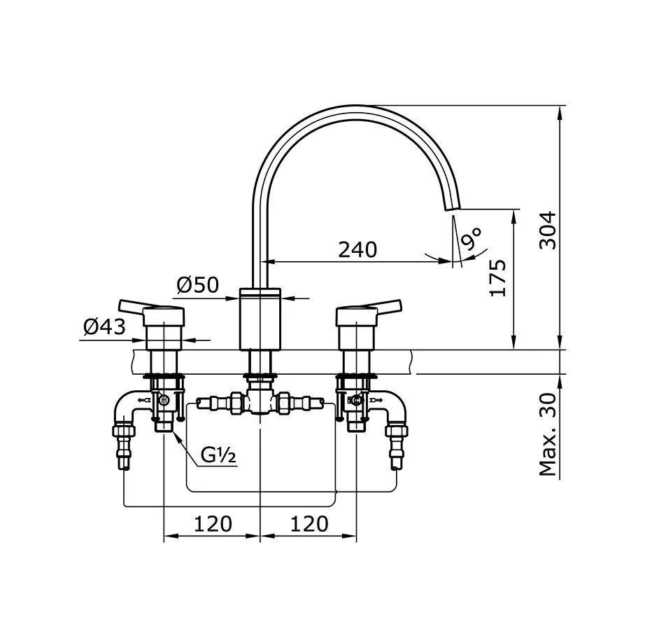 Jual Kran Wastafel TOTO TX467SV -2