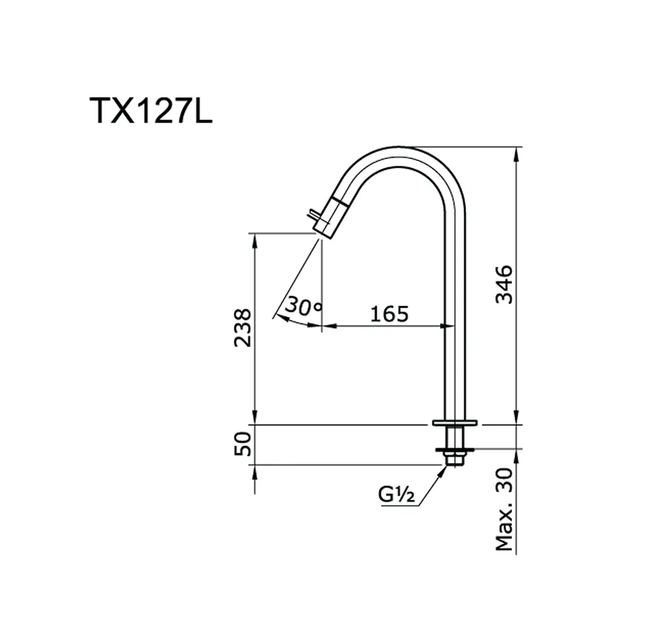 Jual Toto Kran TX127L-2