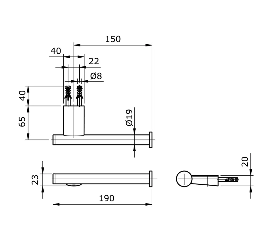 Jual Toto Paper Holder TX703ARR-2