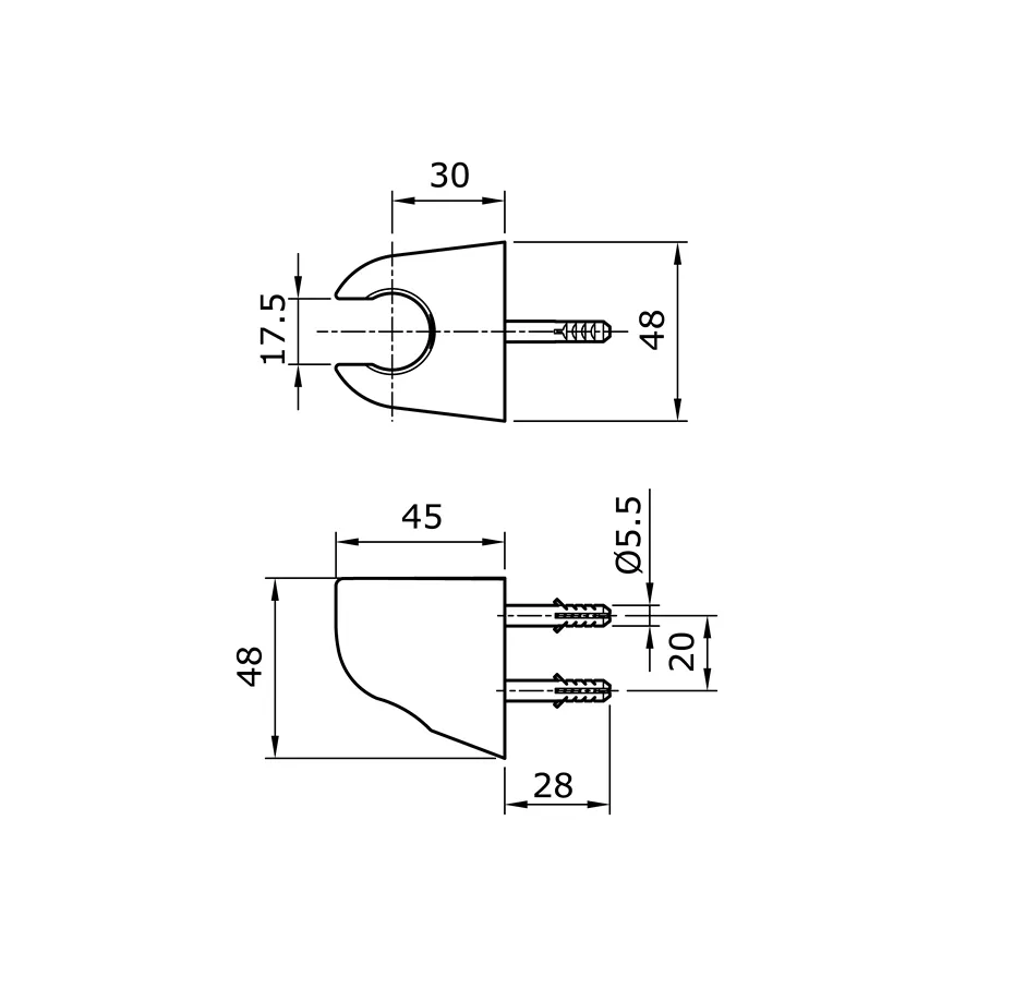 Jual Shower TOTO Hanger 90915-1WN -2