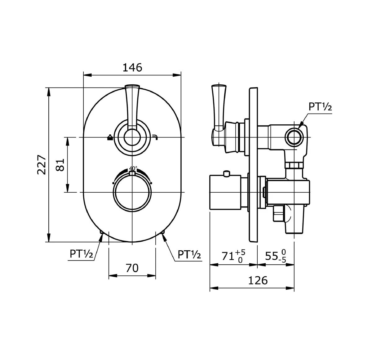 Jual Shower TOTO Mixer TX473SG -2