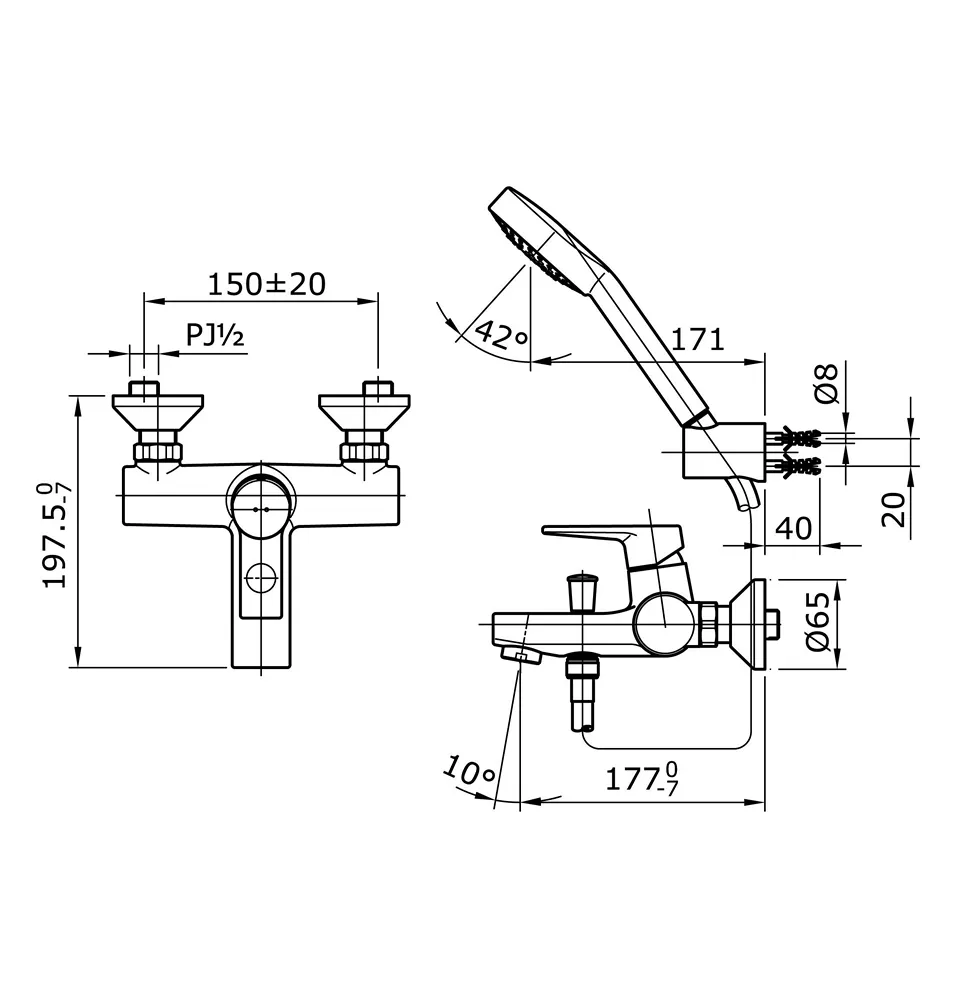 Jual Shower TOTO TX432SJZ -2