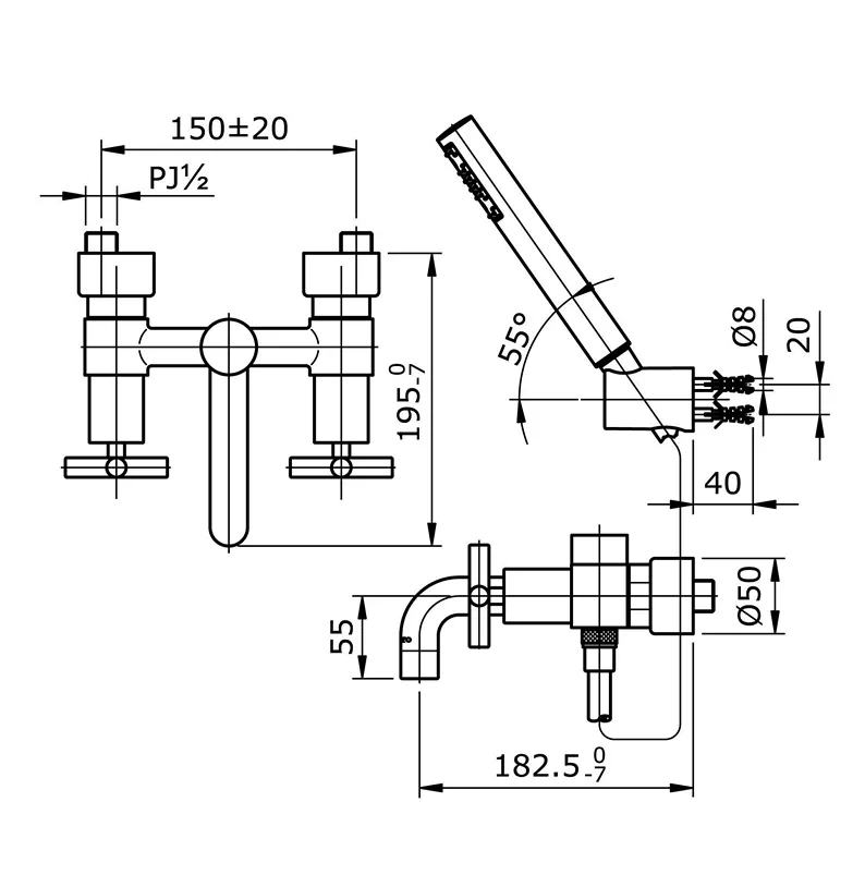 Jual Shower TOTO TX445SECM -2