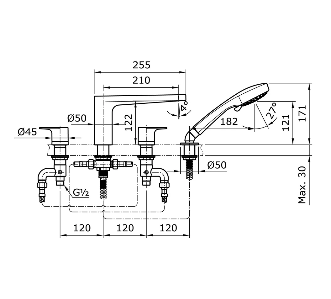 Jual Shower TOTO TX447SRSN -2
