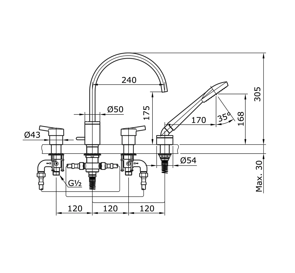 Jual Shower TOTO TX447SV -2