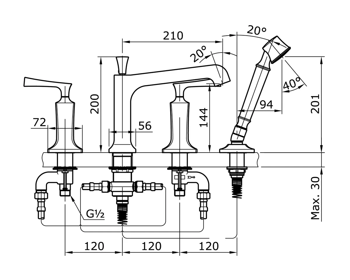 Jual Shower TOTO TX447SW -2