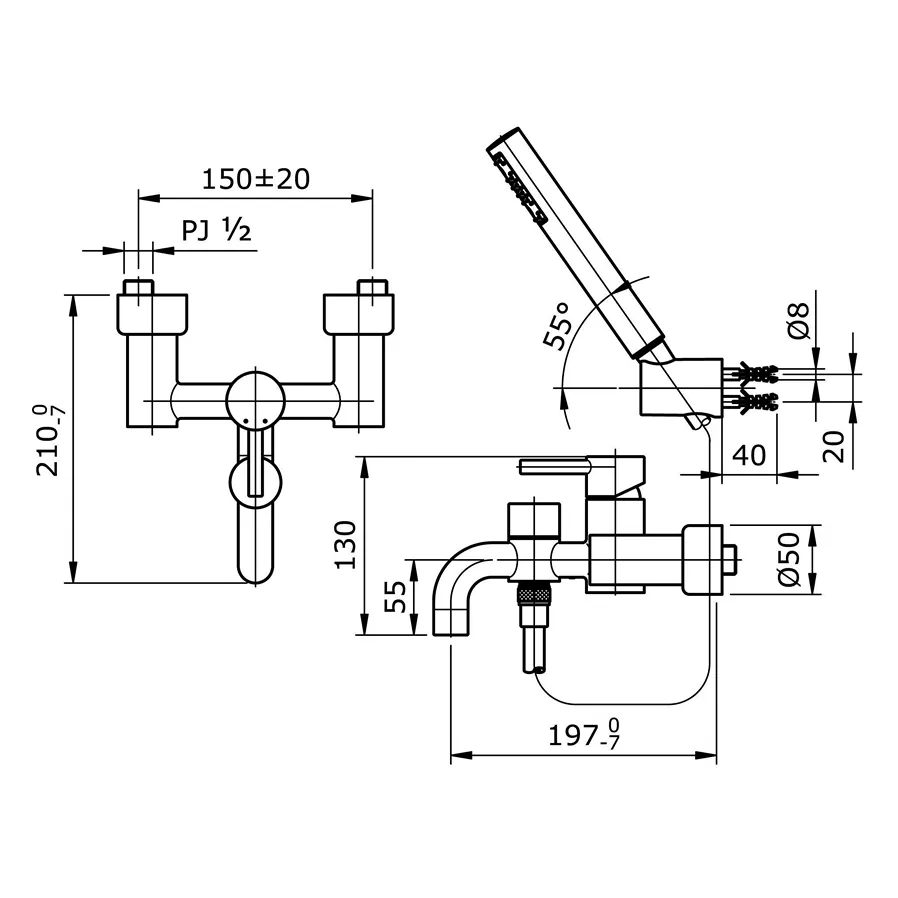 Jual Shower TOTO TX471SESM -2