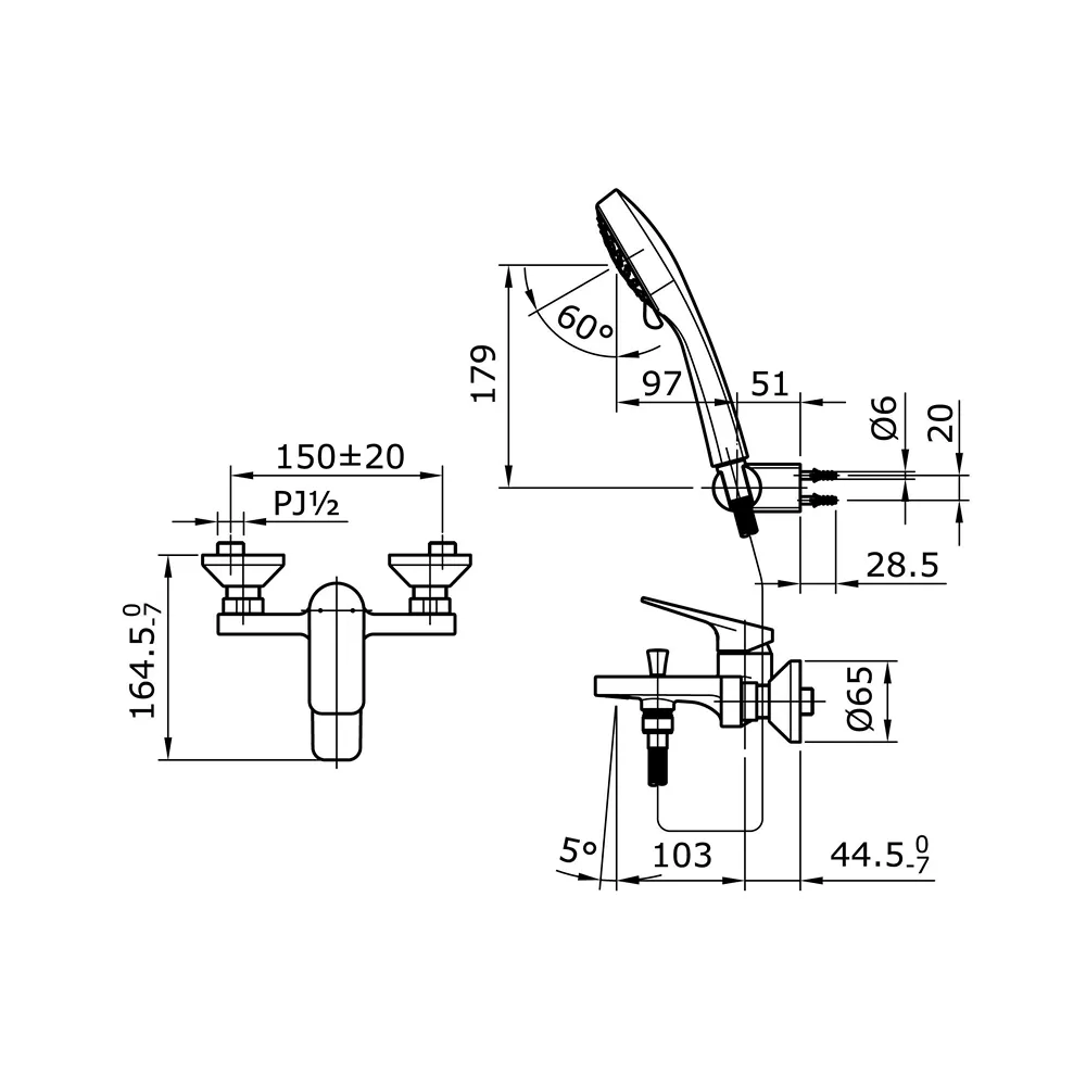 Jual Shower TOTO TX471SRSN -2