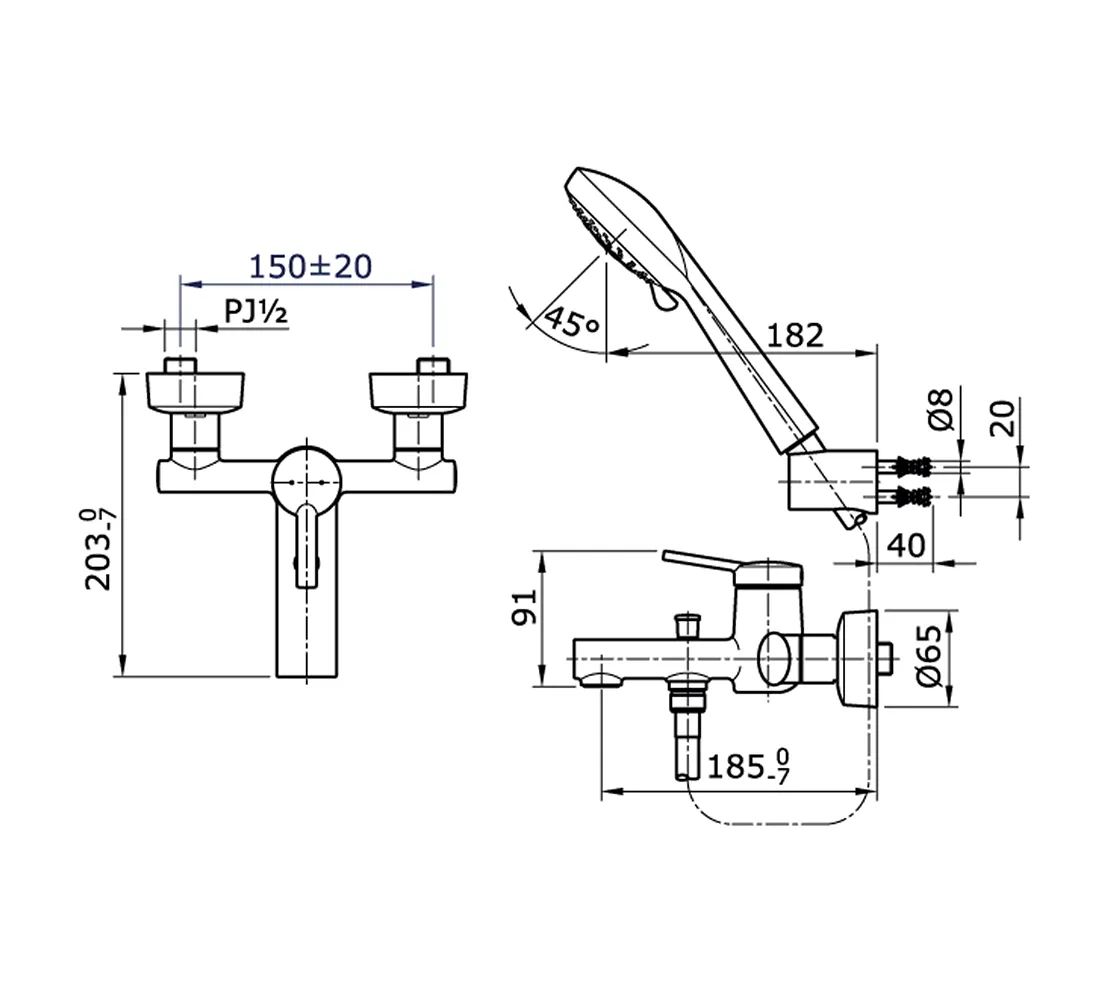 Jual Shower TOTO TX471SV -2