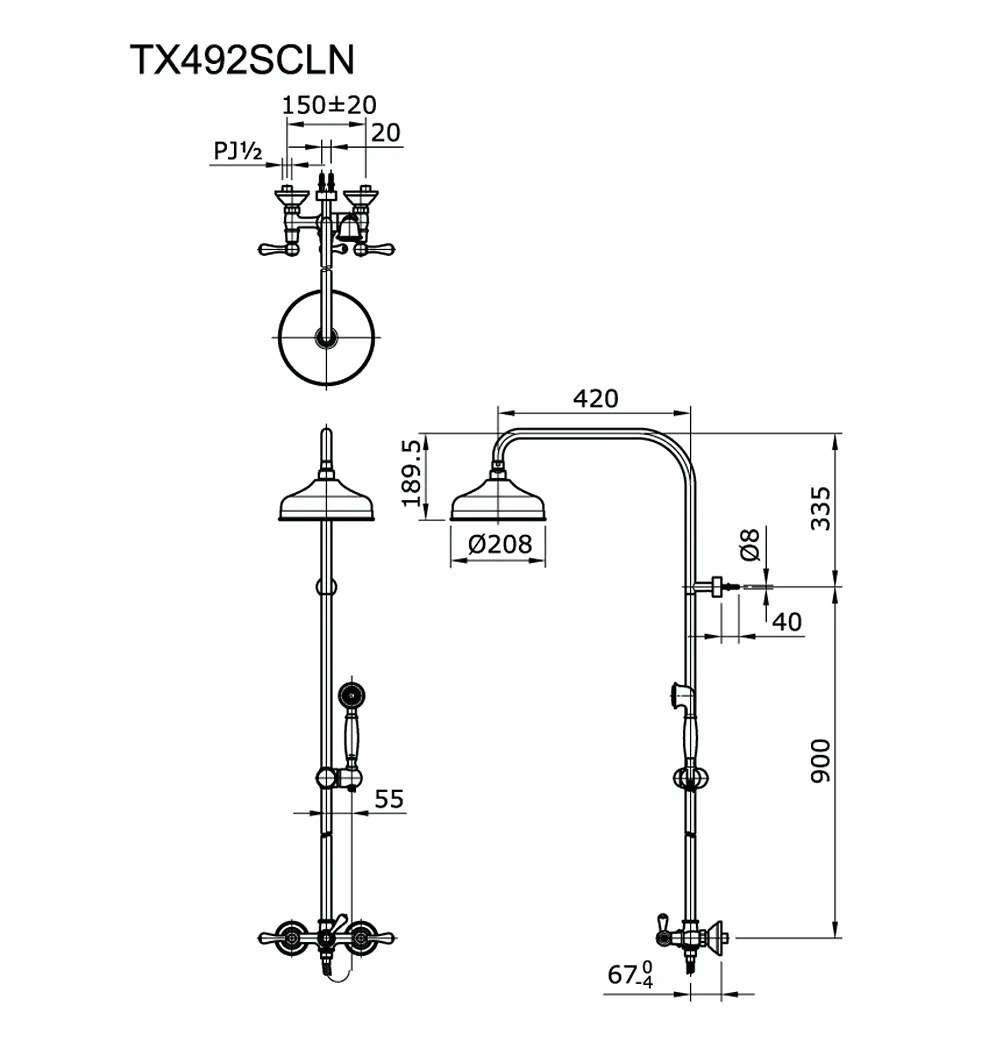 Jual Shower TOTO TX492SCLZ -2