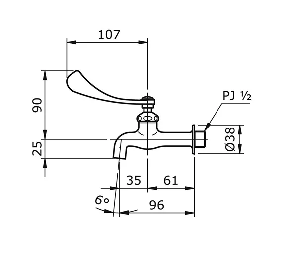 Jual Toto Sink Tap T23BQ13N-2