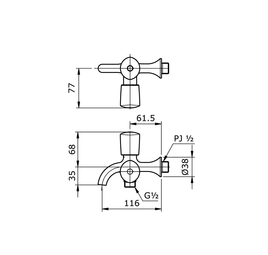 Jual Toto Sink Tap TX131L-2