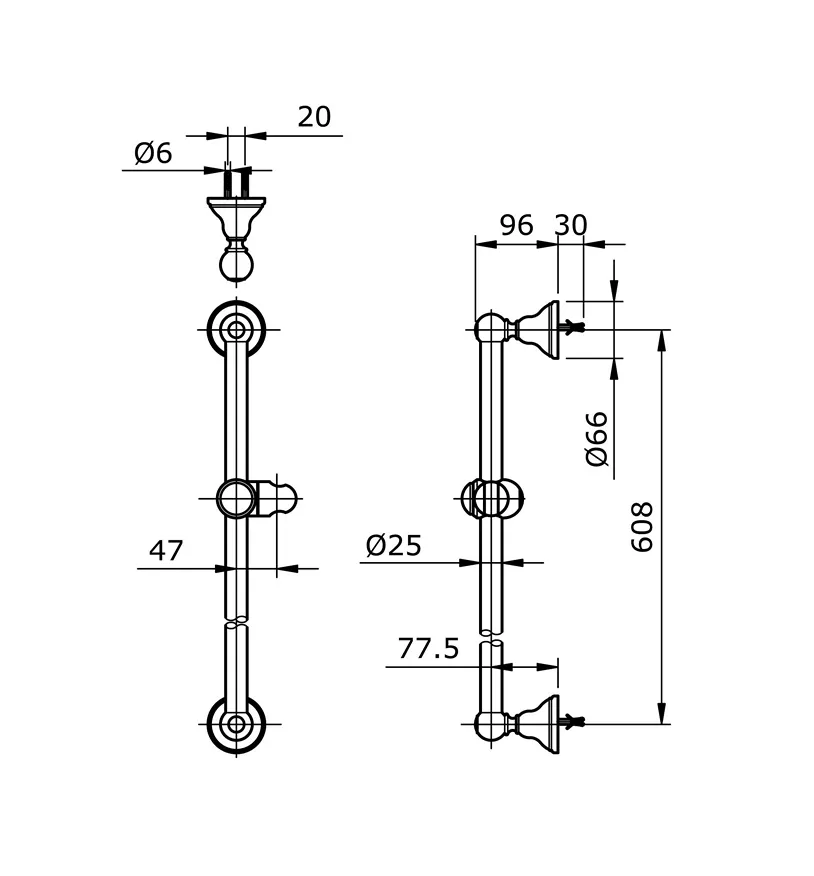 Jual Toto Sliding Rail TX721AC-2