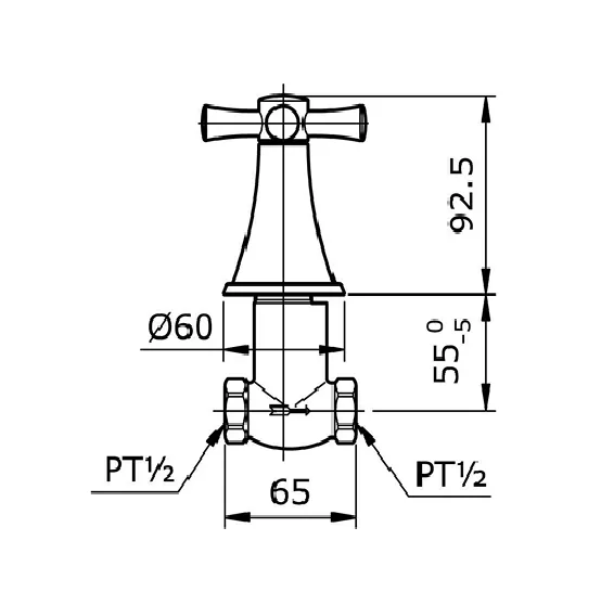 Jual Toto Stop Valve TX421SGNC -2