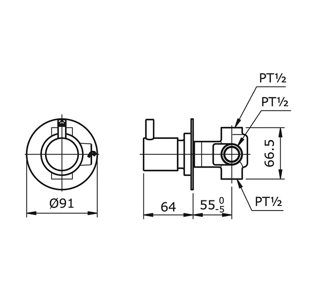 Jual Toto Stop Valve TX453SES -2