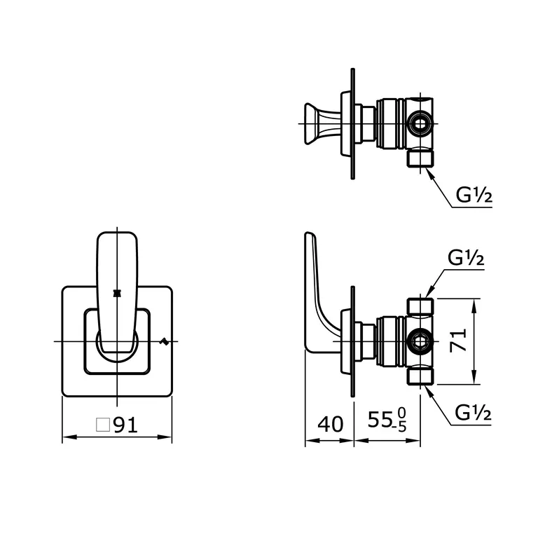 Jual Toto Diverter TX453ST-2
