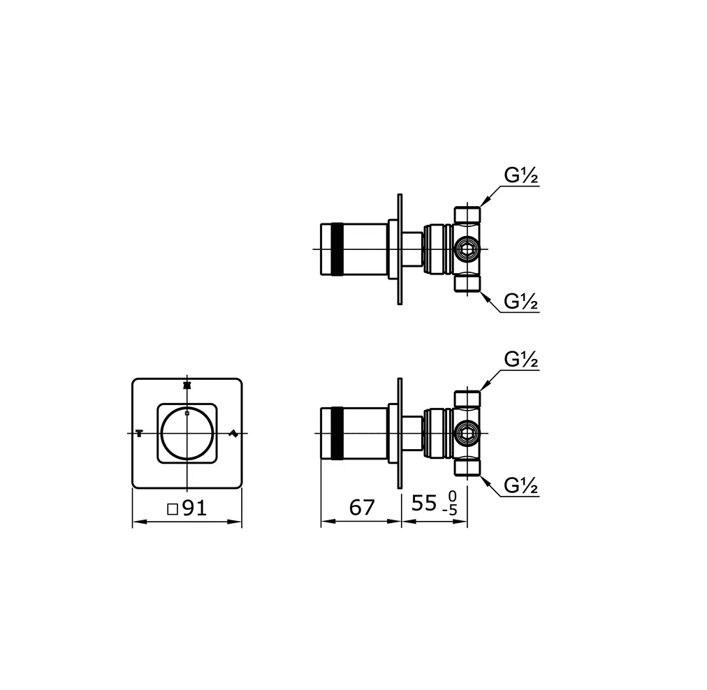 Jual Toto Stop Valve TX484SM -2