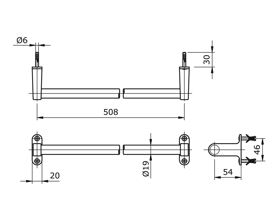 Jual Toto Towel Bar TS113A2-2