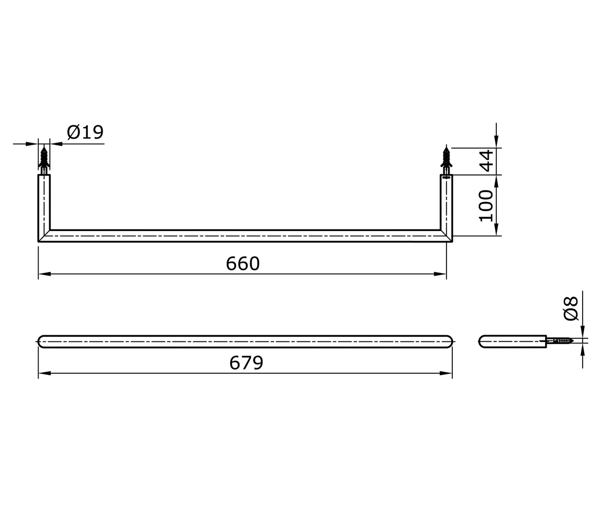 Jual Toto Towel Bar TX701M3A-2