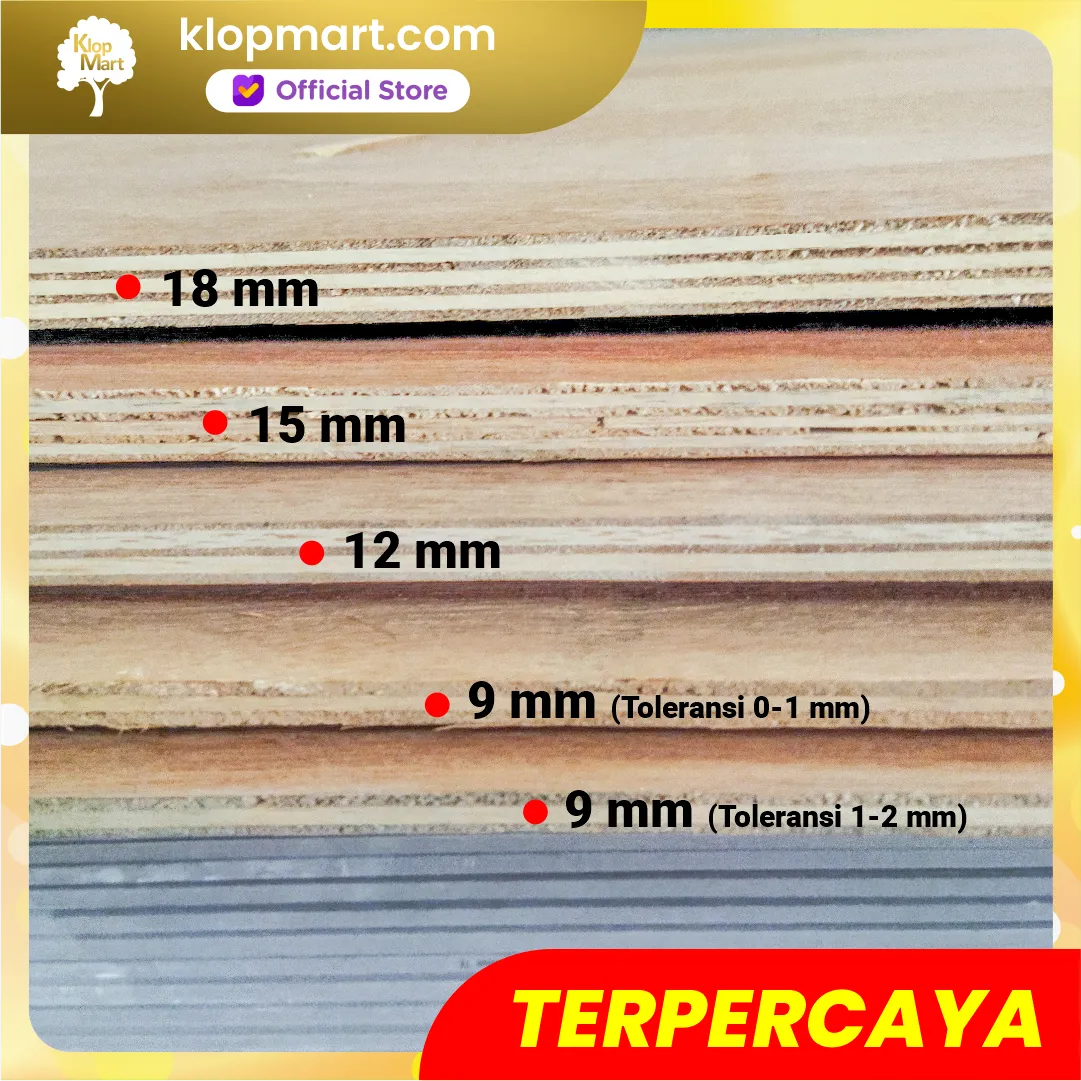 Jual Triplek Cor/Multiplek 9mm MC Ukuran 4x8F (toleransi 0-1mm)-2