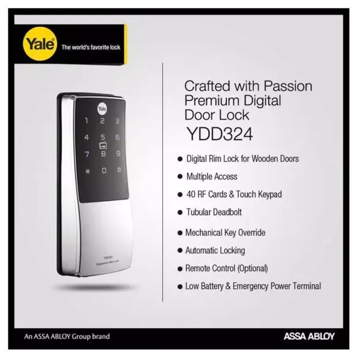 Jual Yale YDD 324 Kunci Digital-3
