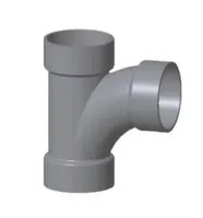 Jual Aksesoris Pipa Lesso PVC Large Radius Tee 6 x 4