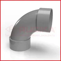 Jual Aksesoris Pipa Rucika PVC Large Radius Elbow 3