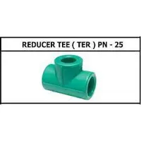 Jual Aksesoris Pipa Toro 25 PPR Reducer Tee PN25 2 x 3/4 inch-1