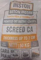 Jual Beton Instan Inston Screed CA K175 50kg-1
